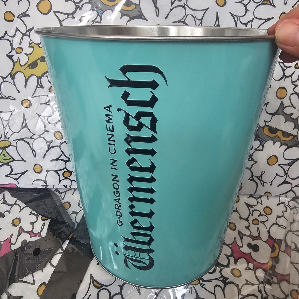 G-DRAGON Ubermensch Movie in cinema official merch popcorn bucket Mint